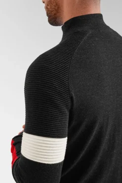 Mens Ernstl Half Zip Knitted Sweatshirt