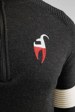 Mens Ernstl Half Zip Knitted Sweatshirt