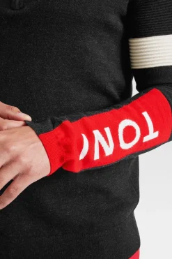 Mens Ernstl Half Zip Knitted Sweatshirt