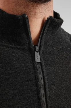 Mens Ernstl Half Zip Knitted Sweatshirt