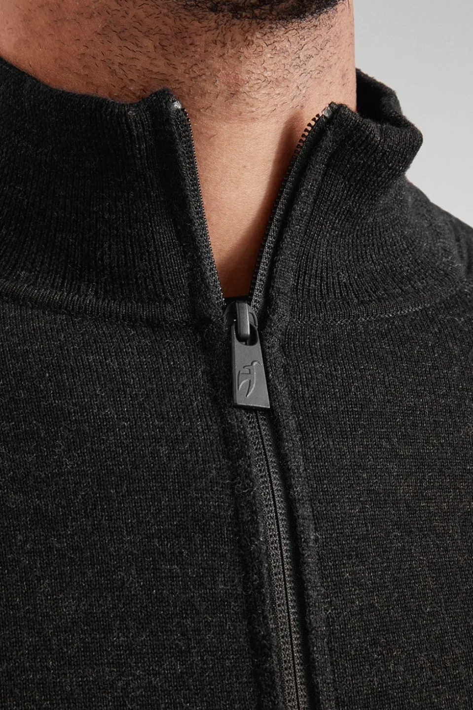 Mens Ernstl Half Zip Knitted Sweatshirt