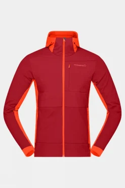 Mens Falketind Alpha90 Insulated Zip Hood Fleece Top