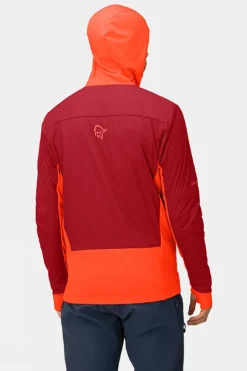 Mens Falketind Alpha90 Insulated Zip Hood Fleece Top