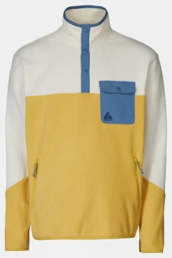 Mens Fitzroy Snap Fleece Top