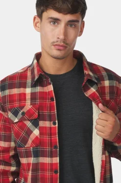 Mens Flannel Padded Shirt