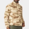 Mens Flynn Printed Half Zip Fleece