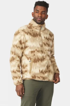Mens Flynn Printed Half Zip Fleece