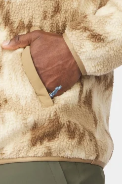 Mens Flynn Printed Half Zip Fleece