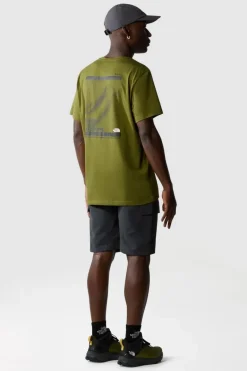 Mens Foundation Mountain Lines Graphic T-Shirt