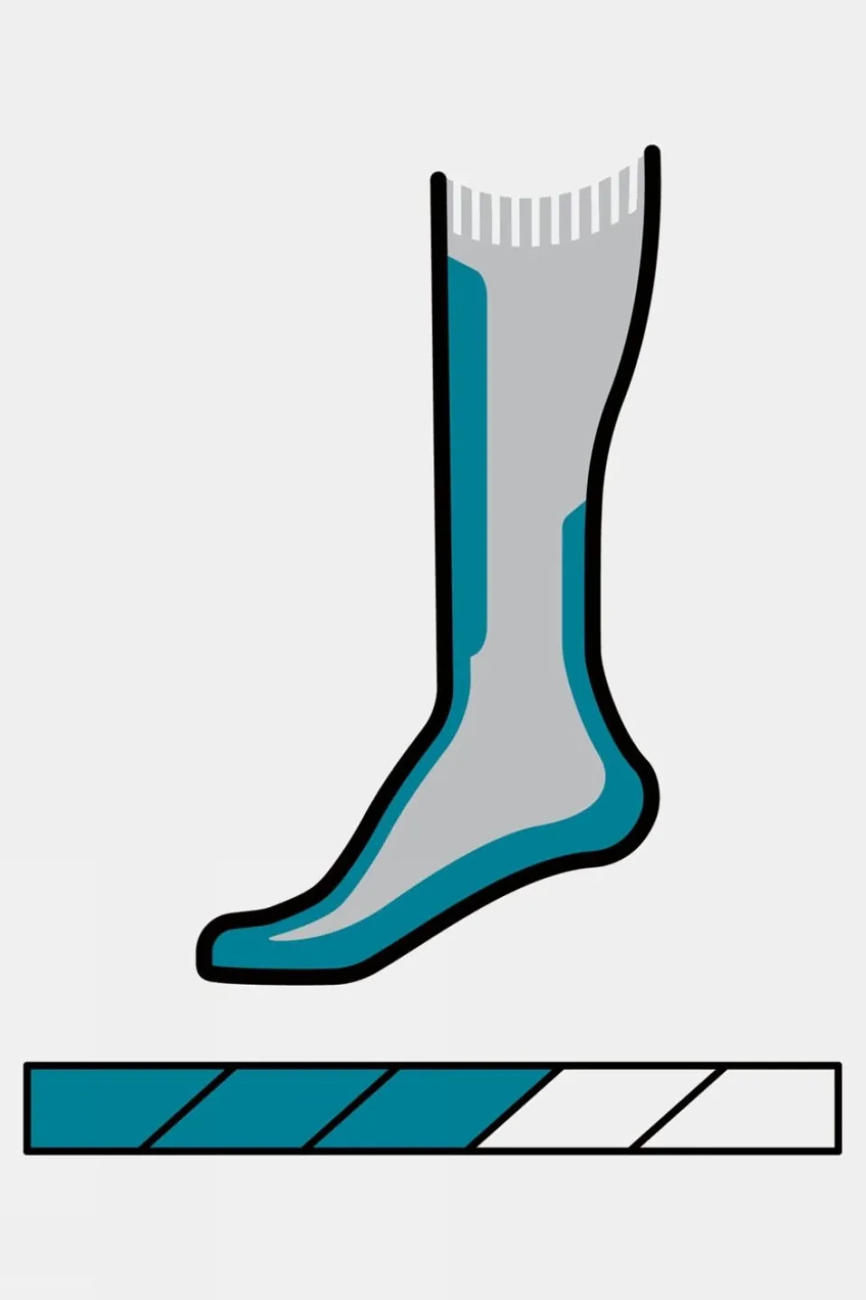 Mens Full Cushion OTC Ski Socks