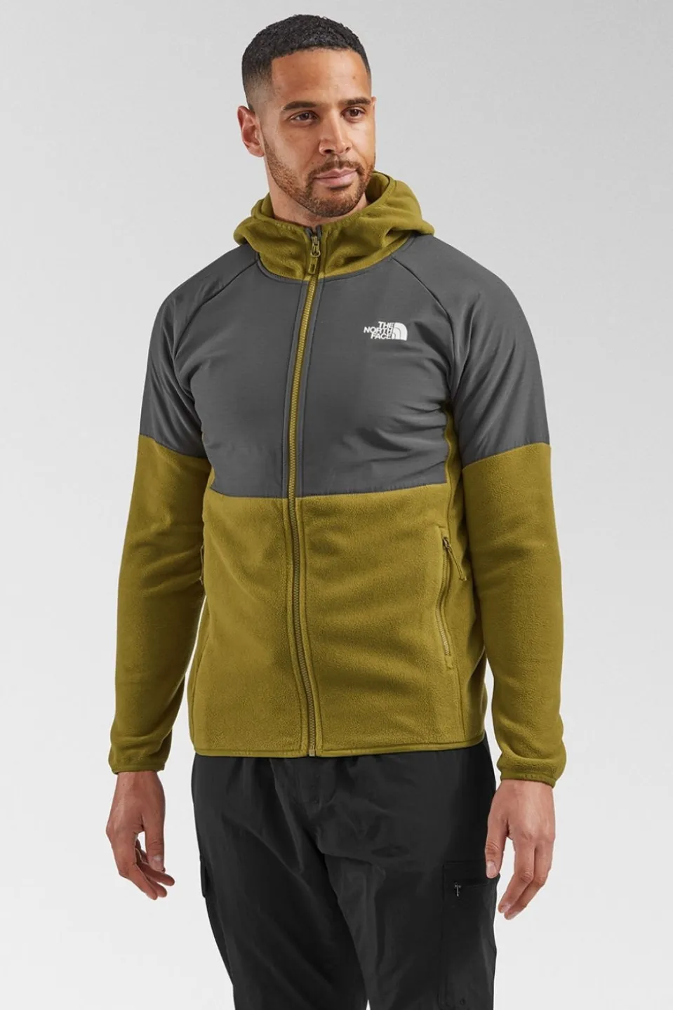 Mens Glacier Heavyweight Hooded Fleece Jacket