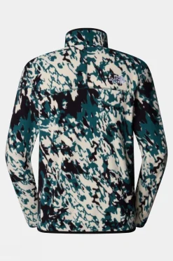 Mens Glacier Printed Quarter Zip Fleece