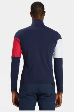 Mens Global Stripe Half Zip Midlayer