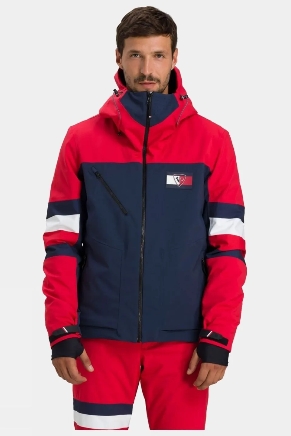 Mens Global Stripe Ski Jacket