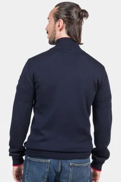 Mens Half Zip Knitted Sweater