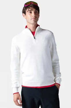 Mens Half Zip Knitted Sweater