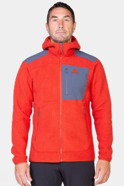 Mens Highpile Hooded Fleece Jacket
