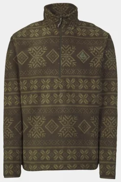 Mens Inverno Printed Half Zip Fleece