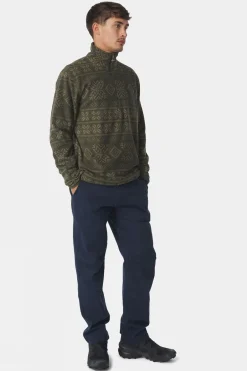 Mens Inverno Printed Half Zip Fleece