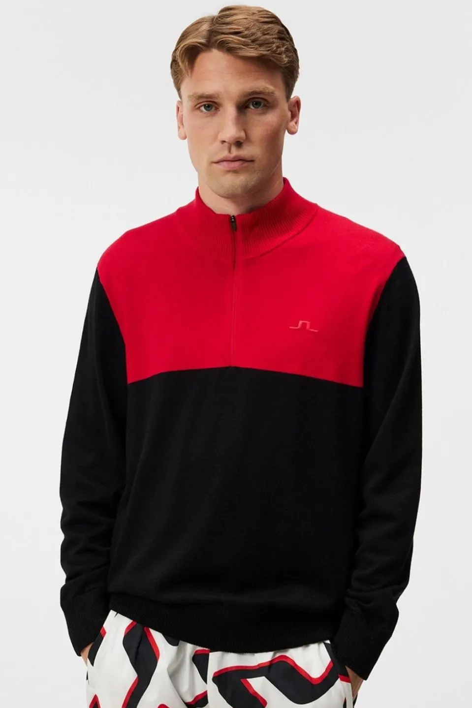 Mens Jeff Windbreaker Half Zip Fleece