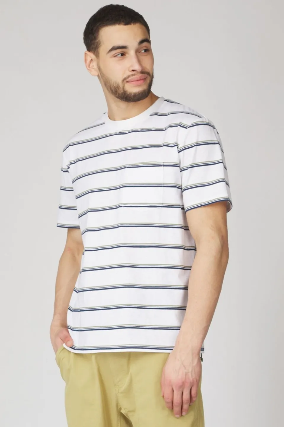 Mens Journey Striped Short Sleeve T-Shirt