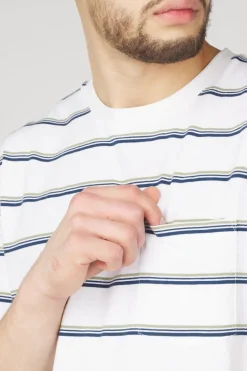 Mens Journey Striped Short Sleeve T-Shirt