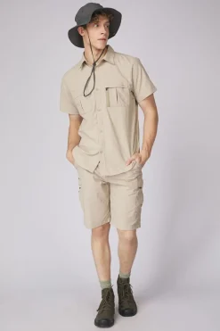Mens Jungle Travel Cargo Shorts