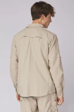 Mens Jungle Travel Long Sleeve Shirt