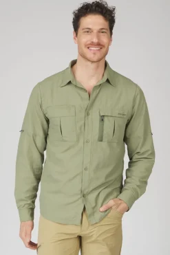 Mens Jungle Travel Long Sleeve Shirt