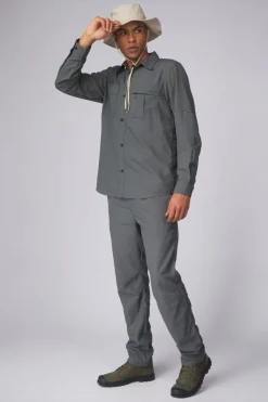 Mens Jungle Travel Long Sleeve Shirt