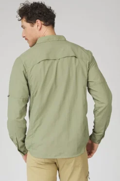 Mens Jungle Travel Long Sleeve Shirt