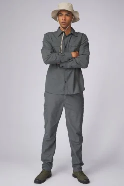 Mens Jungle Travel Long Sleeve Shirt