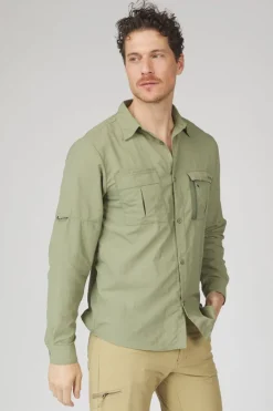 Mens Jungle Travel Long Sleeve Shirt