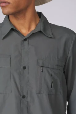 Mens Jungle Travel Long Sleeve Shirt