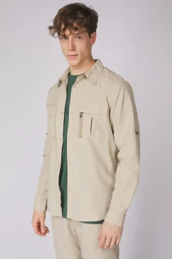 Mens Jungle Travel Long Sleeve Shirt