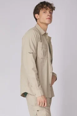 Mens Jungle Travel Long Sleeve Shirt