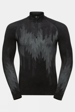 Mens Kinship 200 Long Sleeve Half Zip Base Layer Top