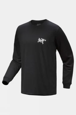 Mens Kragg SL Cotton Bird Tile Long Sleeve T-Shirt