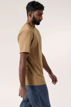 Mens Kragg SL Cotton Bird Word Short Sleeve T-Shirt