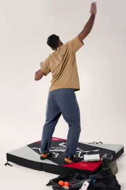 Mens Kragg SL Cotton Bird Word Short Sleeve T-Shirt