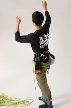 Mens Kragg SL Cotton Bird Tile Long Sleeve T-Shirt