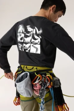 Mens Kragg SL Cotton Bird Tile Long Sleeve T-Shirt