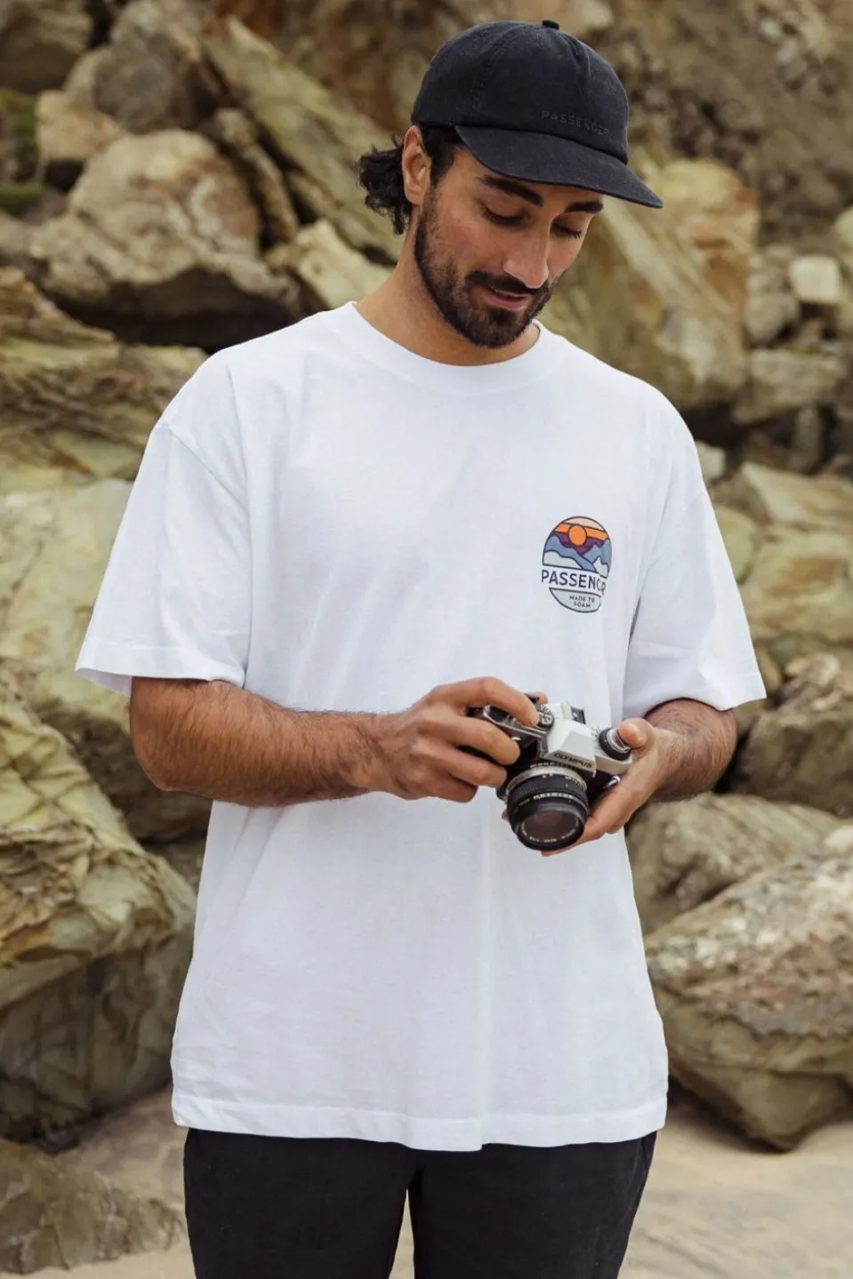 Mens Laidback Recycled Cotton Relaxed T-Shirt