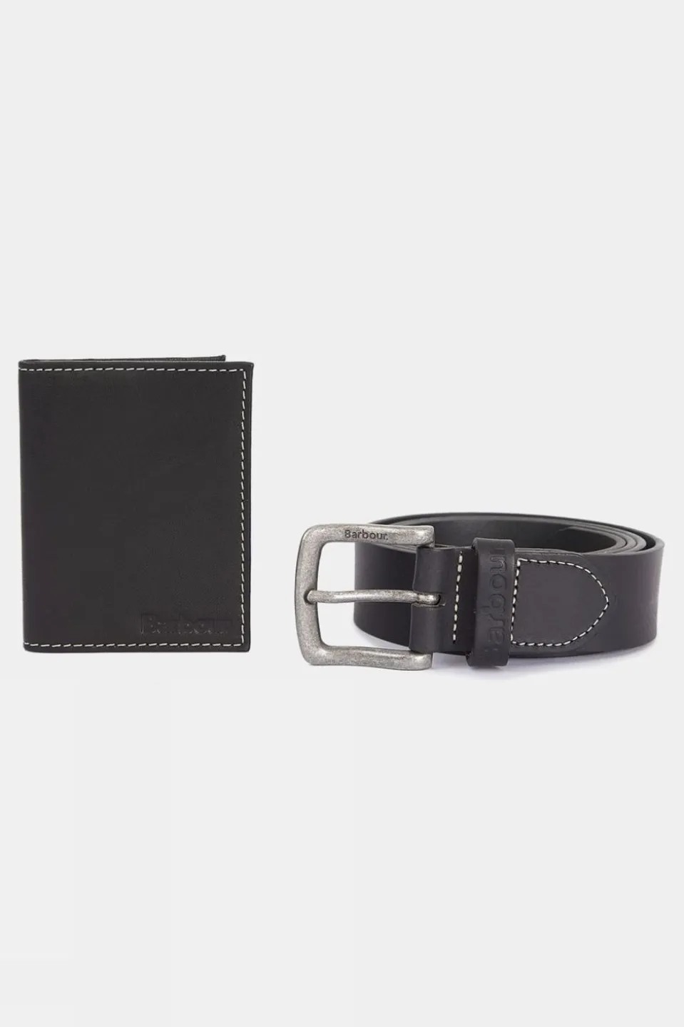 Mens Leather Belt and Billfold Set