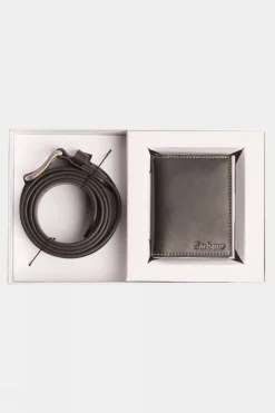 Mens Leather Belt and Billfold Set