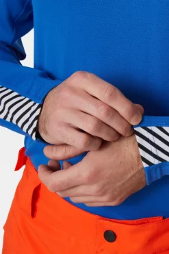 Mens Lifa Active Stripe Crew Baselayer Top