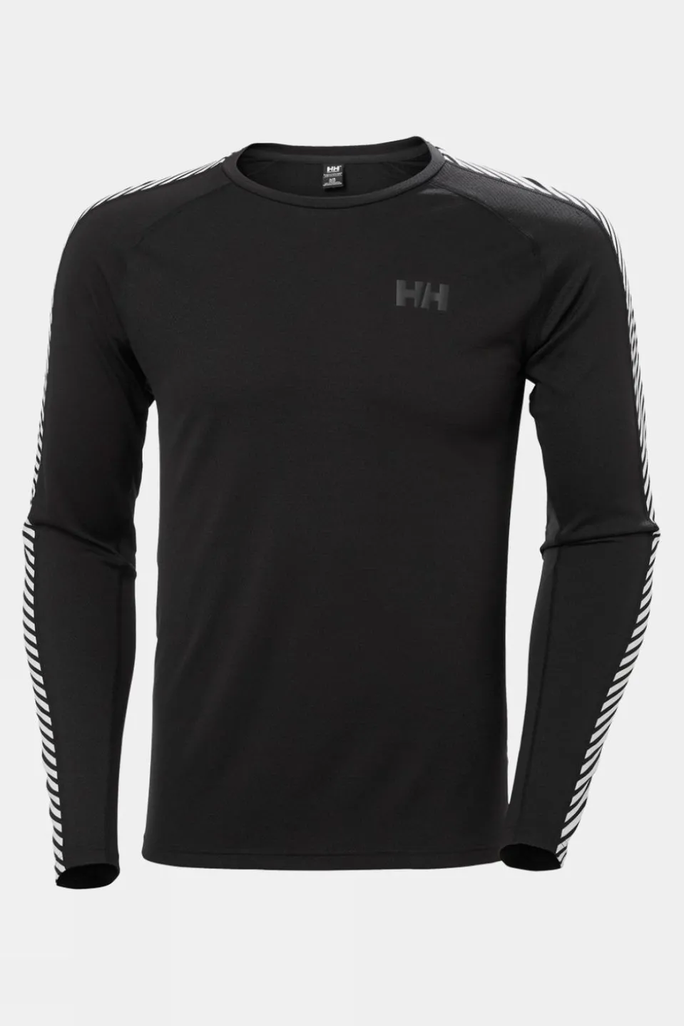 Mens Lifa Active Stripe Crew Baselayer Top