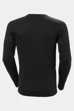 Mens Lifa Active Stripe Crew Baselayer Top
