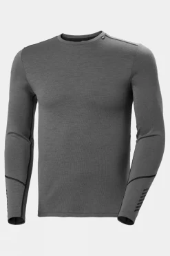 Mens Lifa Merino Midweight Crew Base Layer Top