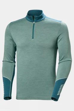 Mens Lifa Merino Midweight Half-Zip Base Layer Top